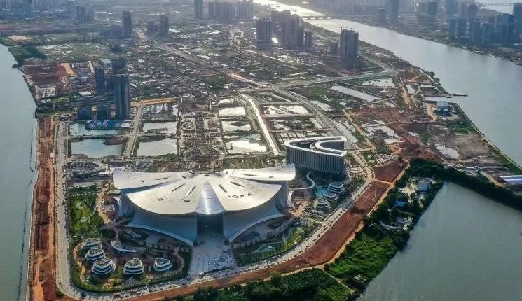 燁興—南沙國(guó)際金融論壇（IFF）永久會(huì)址膜結(jié)構(gòu)工程進(jìn)展介紹